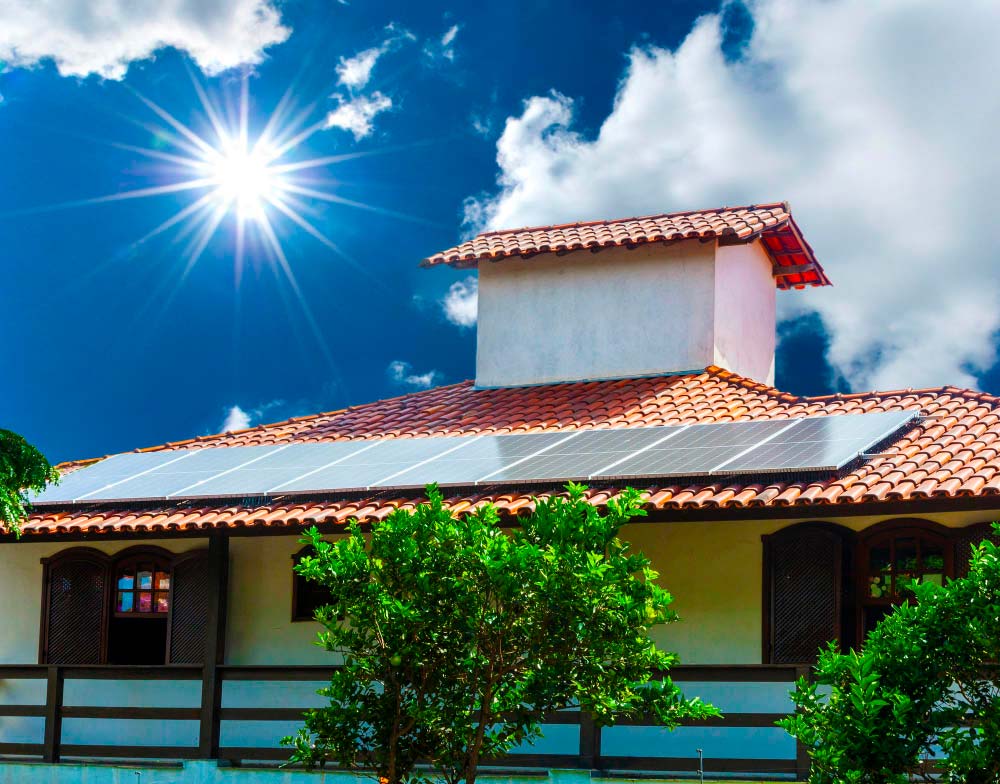 Sistema de energia solar residencial